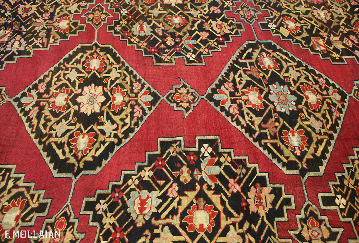 Tapis Caucasien Antique Karabakh (Qarabağ) n°:16685380